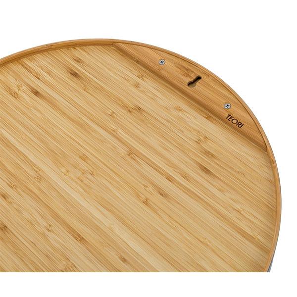 TEORI（テオリ） 壁掛けミラー ゼロ ZERO Mサイズ 墨色 乳白 鏡 かがみ