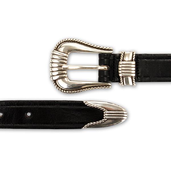 TORY LEATHER（トリーレザー） 【並行輸入品】 ベルト レザー シルバー