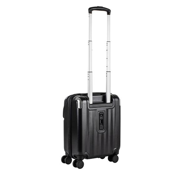《美品》 TRAVELIST キャリーケース ブラック 23L TRAVELIST スーツケース レスト SSサイズ 23L 機内持ち込み フロント