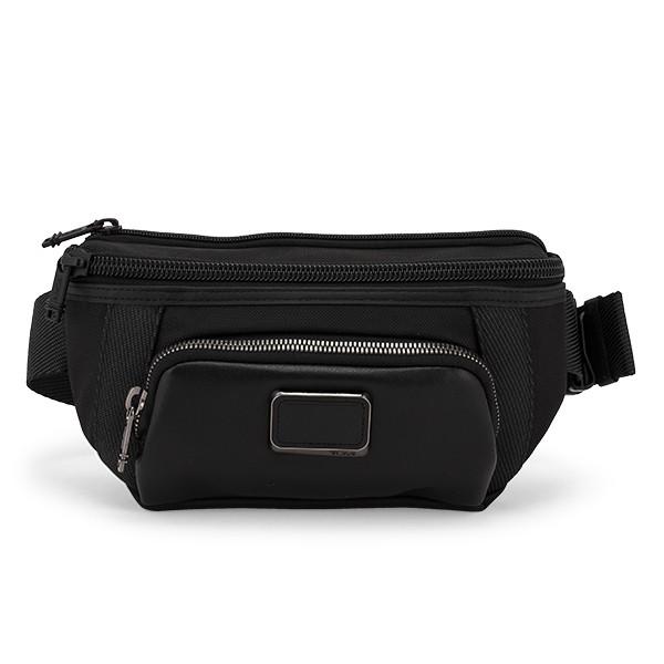 未使用級 TUMI Alpha Bravo キャンベル レザー ボディバッグ 黒 TUMI（トゥミ） 【並行輸入品】 ボディバッグ ALPHA BRAVO キャンベル