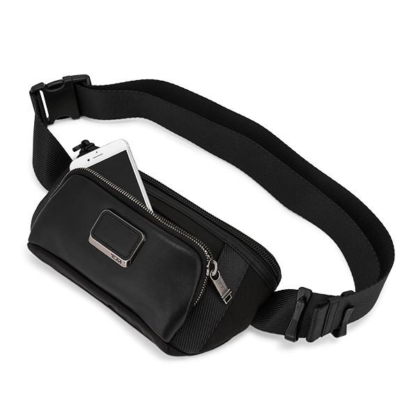 未使用級 TUMI Alpha Bravo キャンベル レザー ボディバッグ 黒 TUMI（トゥミ） 【並行輸入品】 ボディバッグ ALPHA BRAVO キャンベル