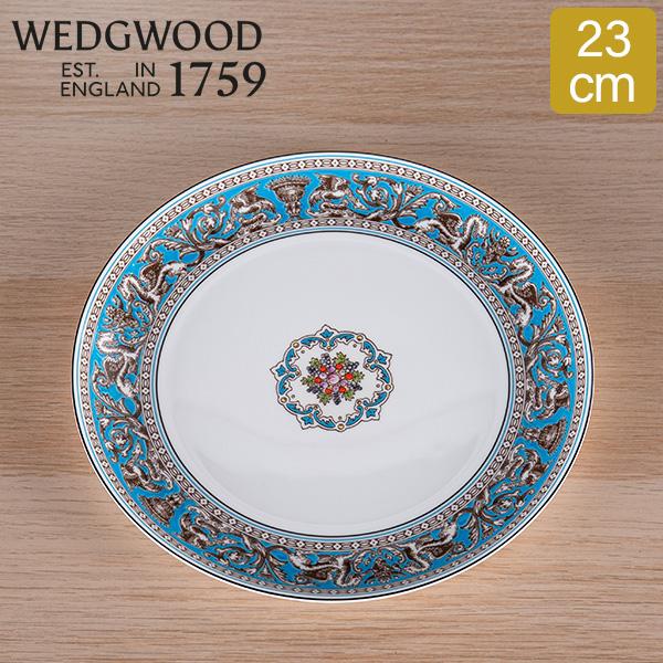 ウェッジウッド フロレンティーン　コバルト　17.5cmケーキプレート　6枚 ウェッジウッド フロレンティーン コバルト 17.5cmケーキプレート 6枚