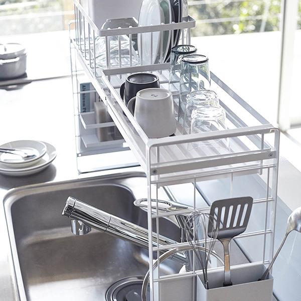 山崎実業　タワー　tower シンク上 tower ｜ シンク上キッチン 収納ラック タワー ｜ 山崎実業