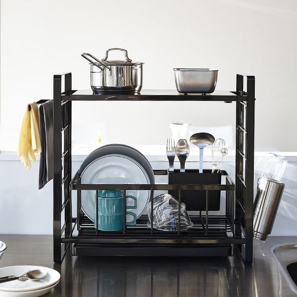 tower 山崎実業 TOWER タワー シンク上伸縮システムラック ラック