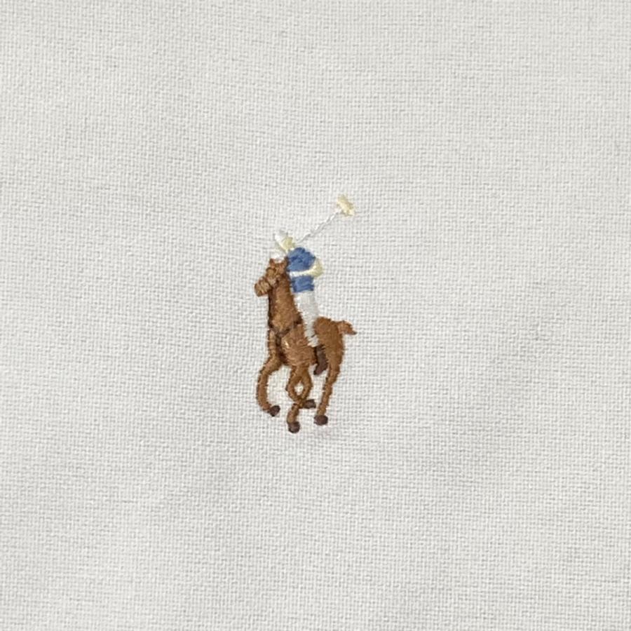 POLO RALPH LAUREN ラルフローレン 長袖シャツ 古着 無地 白