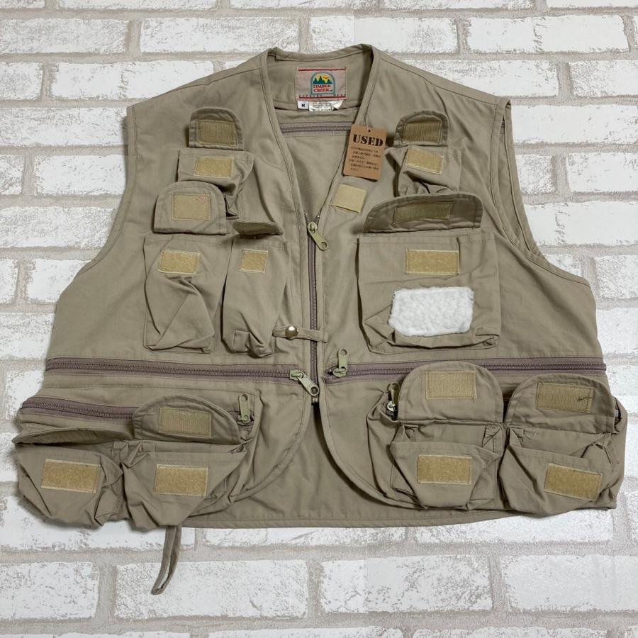 ベージュ　古着 キルティング ジップアップ ベスト　ワッフル 楽天市場】【中古】未使用品 OUTBACK WORKS キルティングベスト