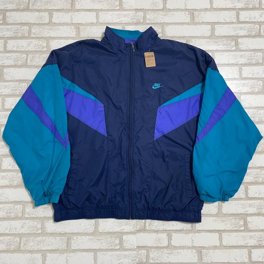 22春夏新作 古着 Nike ナイキ マルチブルーカラーナイロンジャケット Xlサイズ ナイロン100 その他ジャケット Jdih Simalungunkab Go Id