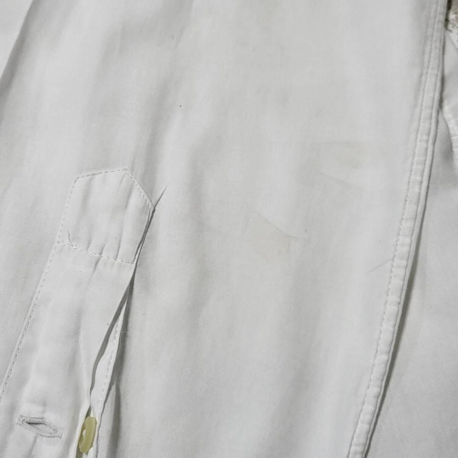 POLO RALPH LAUREN ラルフローレン 長袖シャツ 古着 白シャツ L