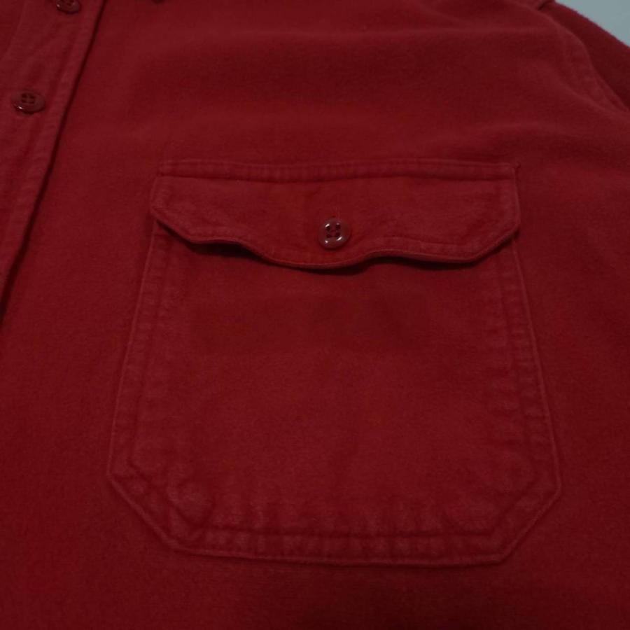 【古着】WOOLRICH(ウールリッチ)　シャモアクロスシャツ　XLサイズ　アメカジ　赤　レッド | WOOLRICH | 01