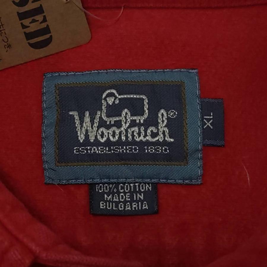 【古着】WOOLRICH(ウールリッチ)　シャモアクロスシャツ　XLサイズ　アメカジ　赤　レッド | WOOLRICH | 05