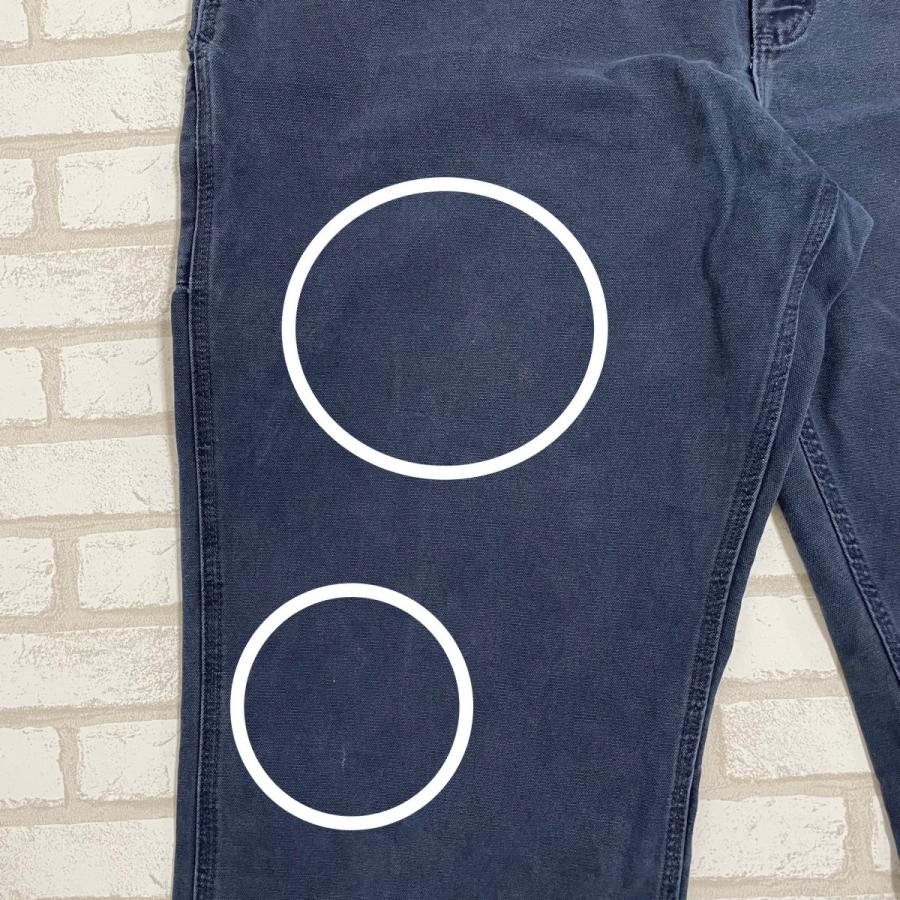 Carhartt（カーハート） デニムパンツ 古着 ワークパンツ ネイビー W44