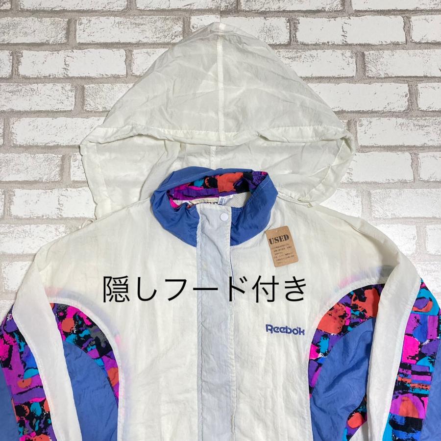 Reebok（リーボック） 【古着】 マルチカラーシワ加工ナイロン