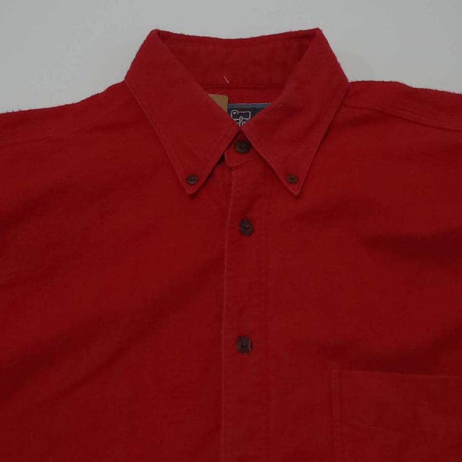 【古着】WOOLRICH（ウールリッチ）　USA製　　シャモアクロスシャツ　厚手　丈夫　Mサイズ　　アメカジ　赤　レッド | WOOLRICH | 01