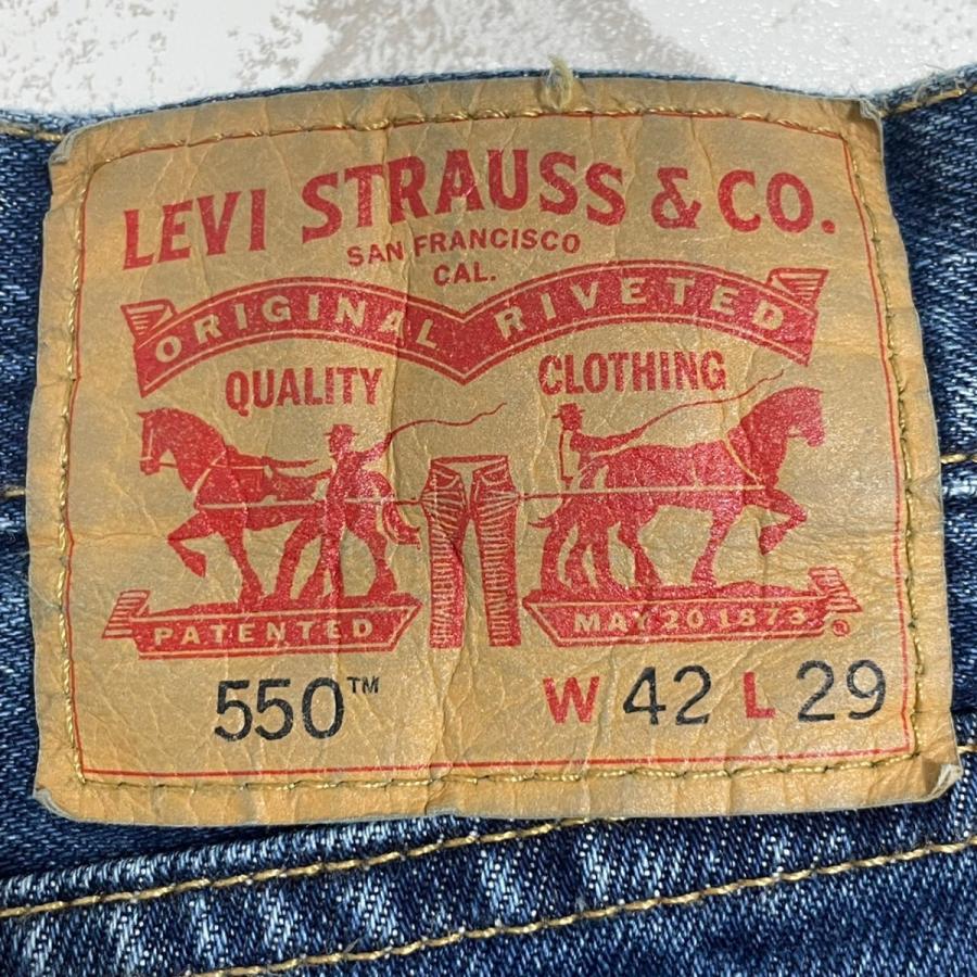 【古着】Levi's(リーバイス) 550 ビッグサイズブルーデニムパンツ W42 L29 |lucidobell|05