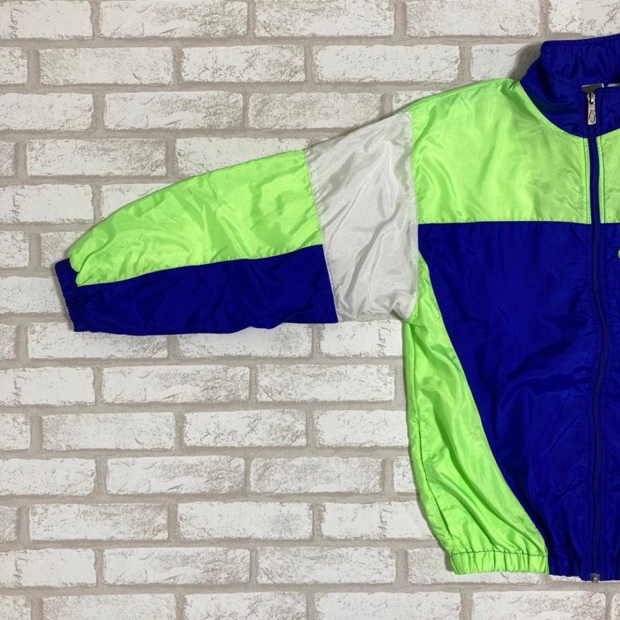 NIKE（ナイキ） 【古着】ネオンマルチカラーナイロンジャケット 小さめ