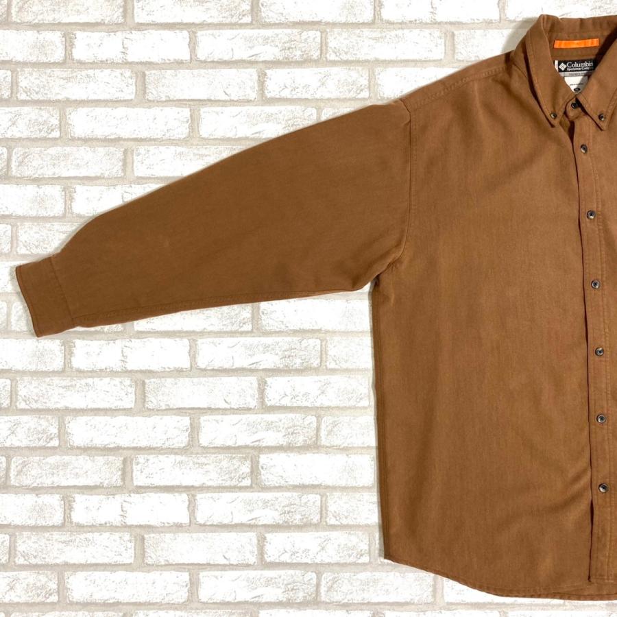 70244　CLEVER　長袖シャツ　茶色　サイズL 70244CLEVER長袖シャツ茶色サイズL