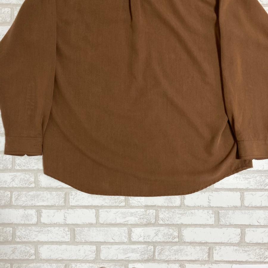 Columbia（コロンビア） 古着 長袖シャツ 無地シャツ ブラウン 茶色
