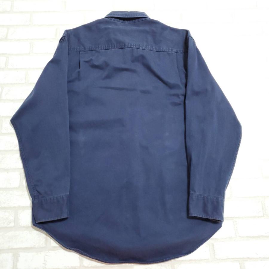GAP（ギャップ） 古着 長袖シャツ シャツ 90年代 ネイビー 紺 Mサイズ