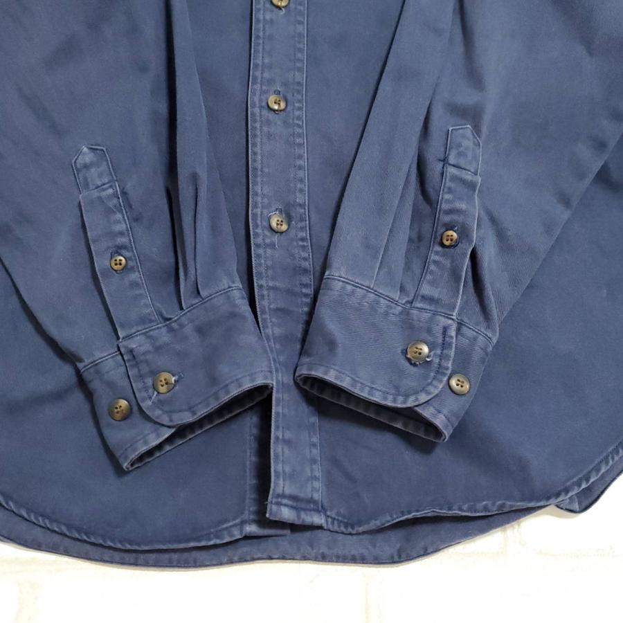 GAP（ギャップ） 古着 長袖シャツ シャツ 90年代 ネイビー 紺 Mサイズ