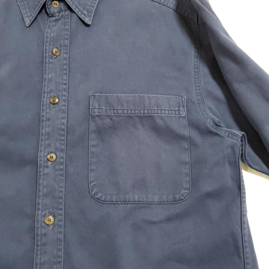 GAP（ギャップ） 古着 長袖シャツ シャツ 90年代 ネイビー 紺 Mサイズ