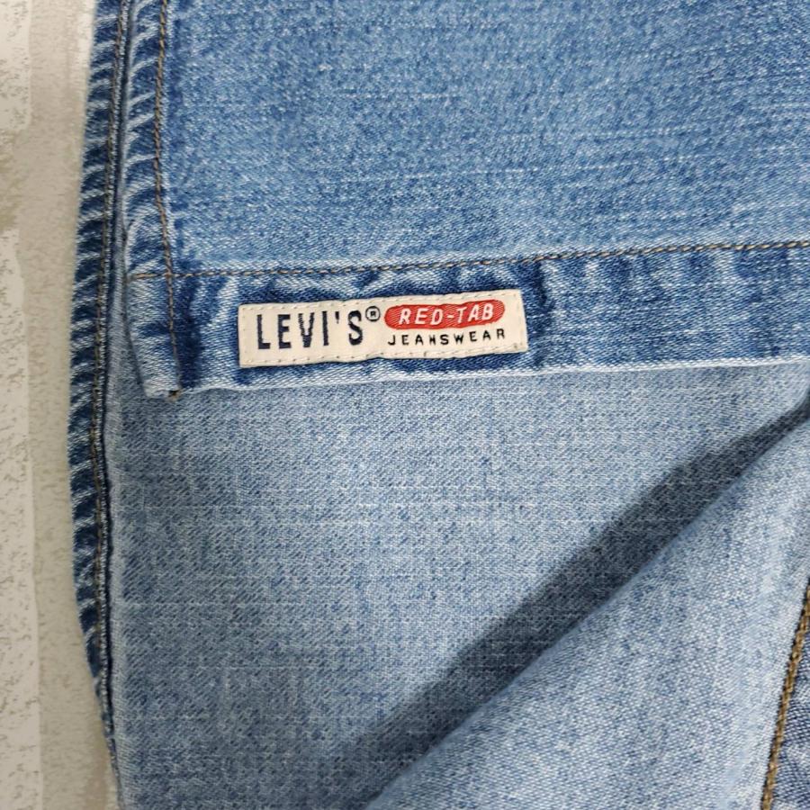 リーバイス デニムシャツ 古着 長袖 XL サイズ 青 REDTAB LEVI’S｜lucidobell｜04