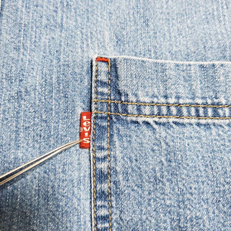 リーバイス デニムシャツ 古着 長袖 XL サイズ 青 REDTAB LEVI’S｜lucidobell｜07