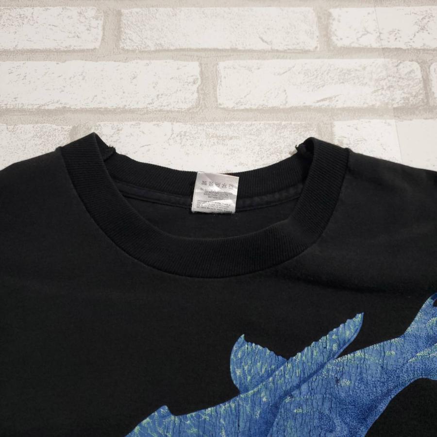 LOUDNESS Tシャツ ラウドネス XL 黒 古着　フルーツオブザルーム BLACK PRINT L/S TEE（Tシャツ/カットソー）｜FRUIT OF THE LOOM