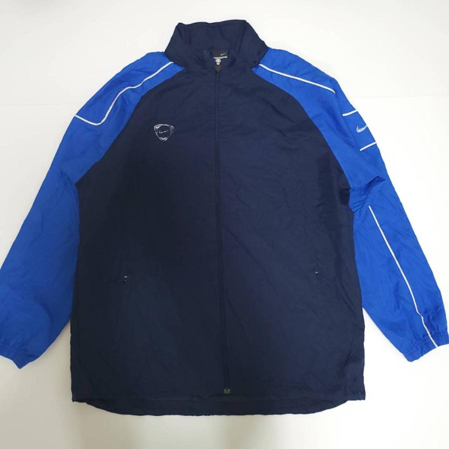 F.C.R.B. X NIKE ナイロンジャケット Lサイズ ネイビー NIKE（ナイキ） 【古着】 ナイロンジャケット Lサイズ ネイビー 紺