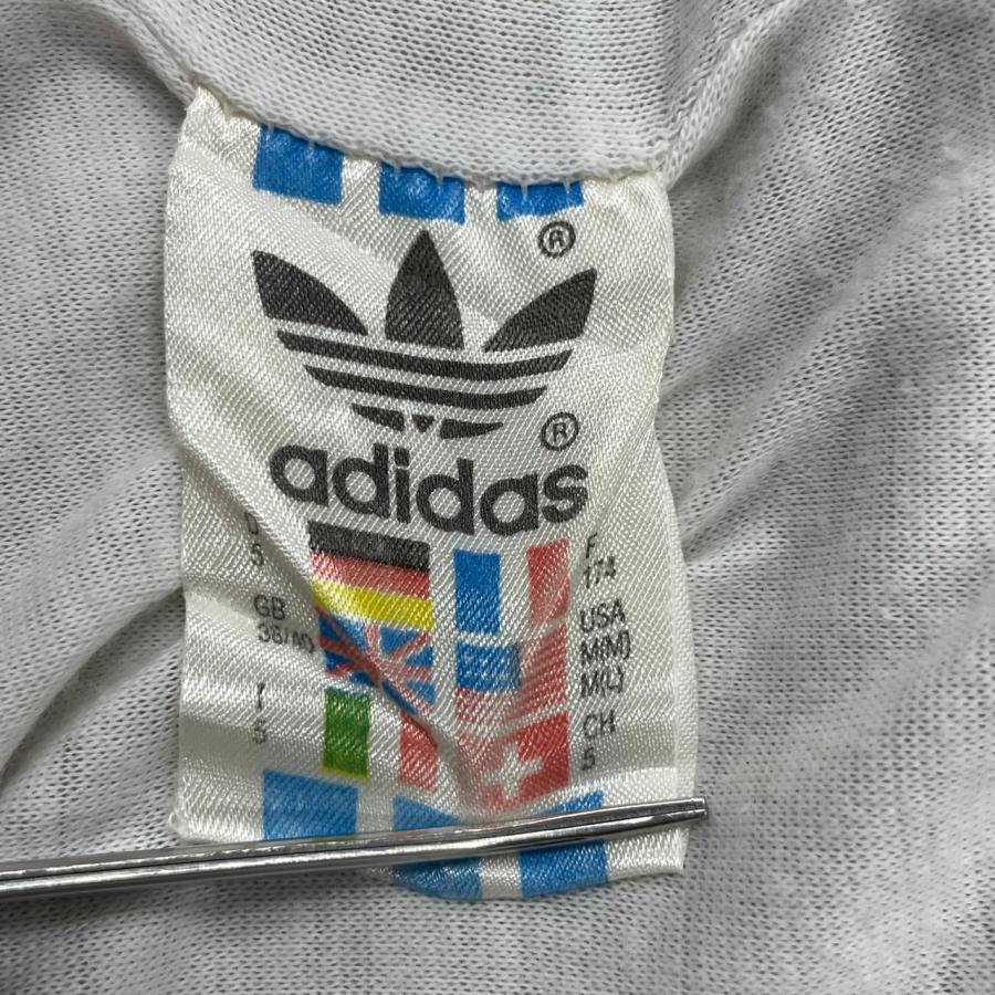 adidas（アディダス） 【古着】 ナイロンジャケット シルバー・青