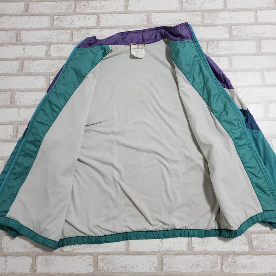adidas 【古着】adidas(アディダス) ナイロンジャケット 青 白 adidas 【古着】adidas(アディダス) ナイロンジャケット 青 白