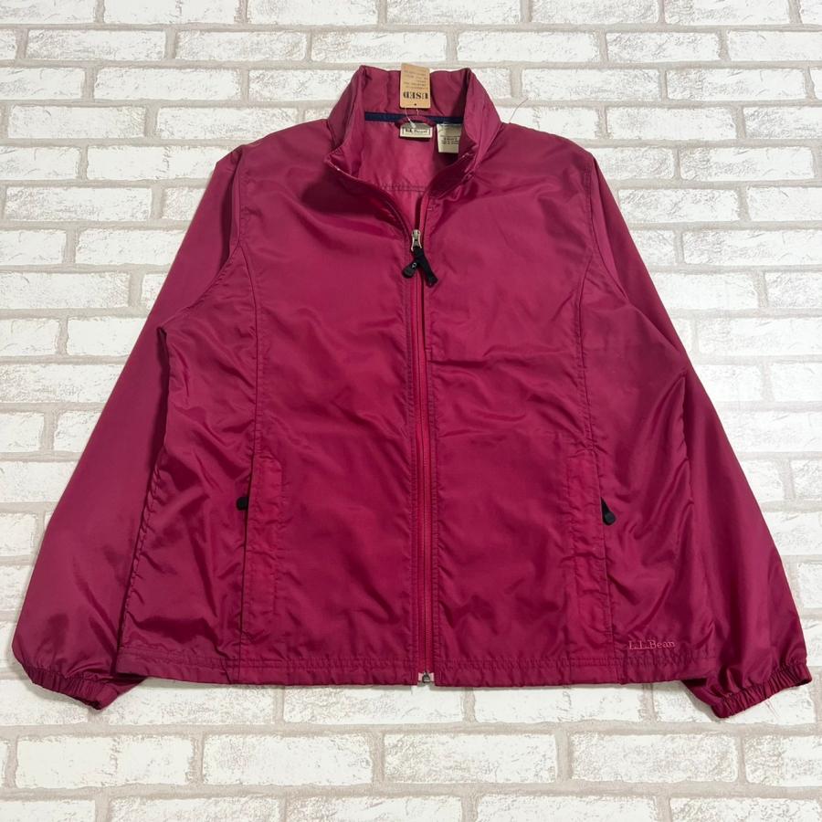 L.L.Bean（エルエルビーン） 【古着】紫 フルジップナイロンジャケット
