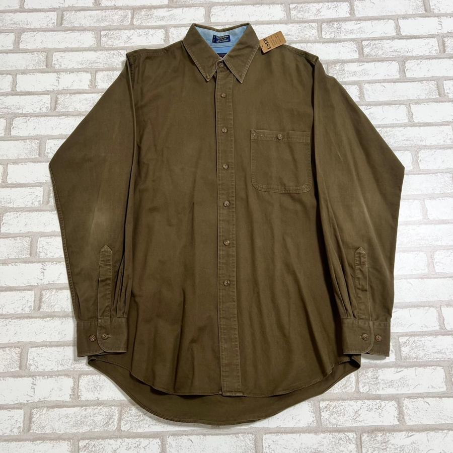POLO RALPH LAUREN ラルフローレン 長袖シャツ 無地 古着
