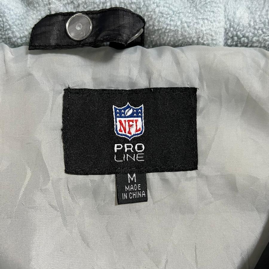 【古着】NFL・PROLINE　COLTSダウンジャケット　黒・ブラック　Mサイズ　100％ポリエステル_5