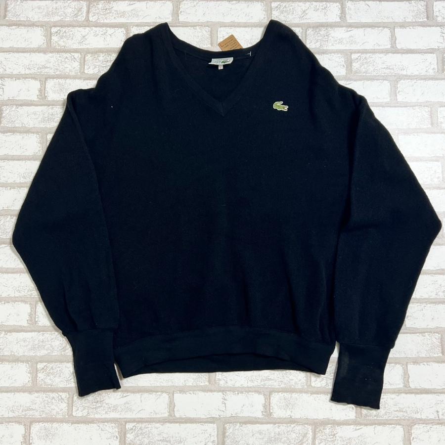 LACOSTE（ラコステ） ニットセーター 古着 紺色 ネイビー フランス製 