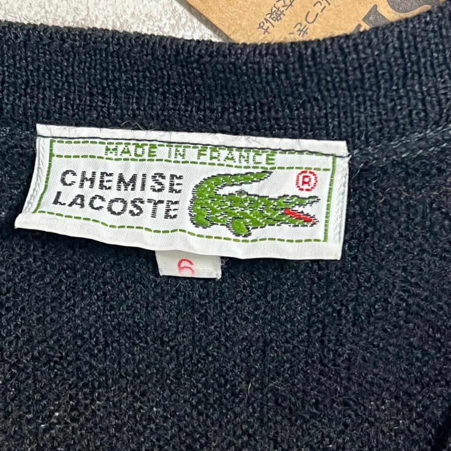 LACOSTE（ラコステ） ニットセーター 古着 紺色 ネイビー フランス製