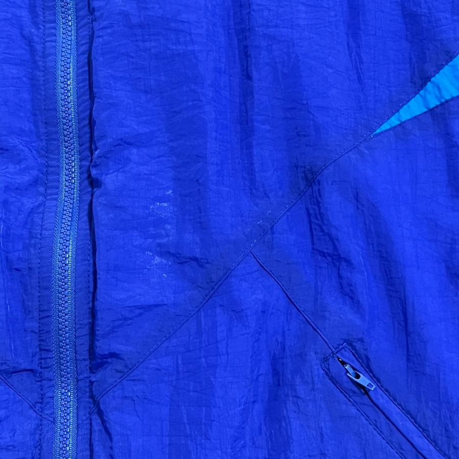 Reebok（リーボック） 【古着】 ナイロンジャケット 青 XLサイズ