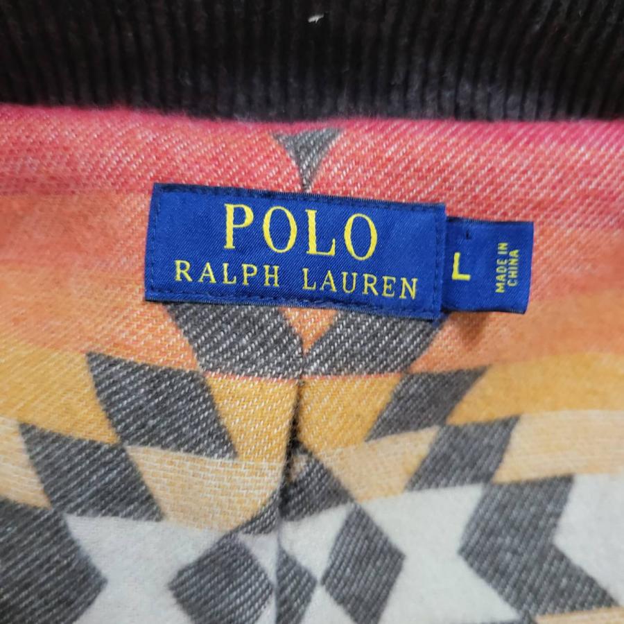 ラルフローレン スエードレザージャケット 古着 本革 L サイズ RALPH LAUREN｜lucidobell｜06