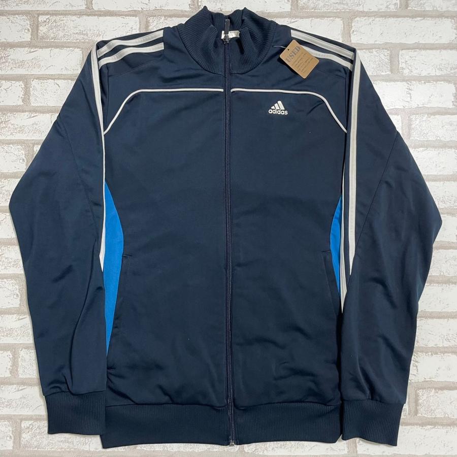 adidas（アディダス） 【古着】トラックジャケット Lサイズ ネイビー
