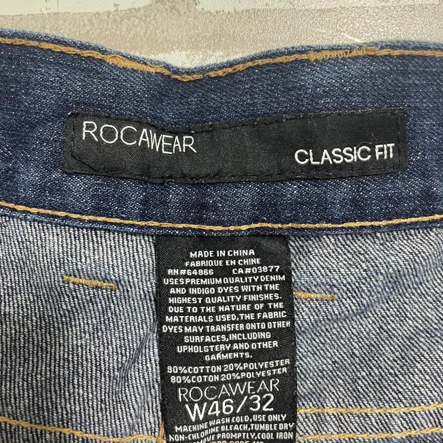 ROCAWEAR バギーパンツ メンズ レディース ワイド 大きいサイズ デニム 