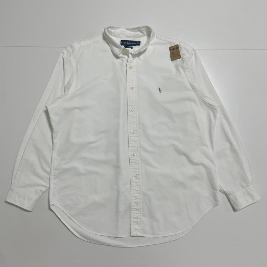 【未使用】POLO RALPH LAUREN 長袖ポロシャツ ホワイト Mサイズ 未使用】POLO RALPH LAUREN 長袖ポロシャツ ホワイト Mサイズ POLO