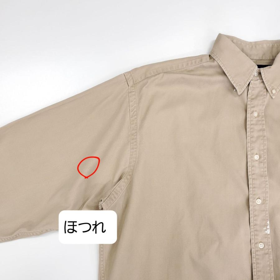 POLO RALPH LAUREN ラルフローレン 長袖シャツ 古着 無地 茶 POLO RALPH LAUREN ラルフローレン 長袖シャツ 古着 無地 茶