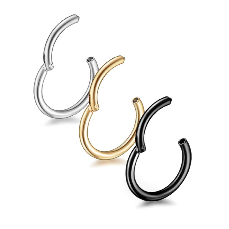 Lucille（ルシール） フープピアス ワンタッチピアス16G 14G 