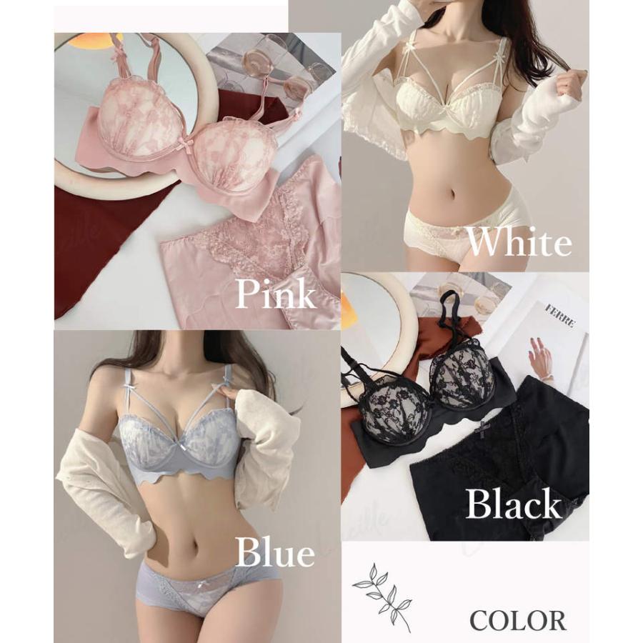 Lucille ブラジャー ショーツ セット ノンワイヤー 盛れる Lucille ブラジャー ショーツ セット ノンワイヤー 盛れる