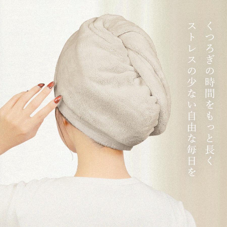 専用♥みかん＊もちふわ❤ヘアドライタオル❤デイジーラメ…ペール