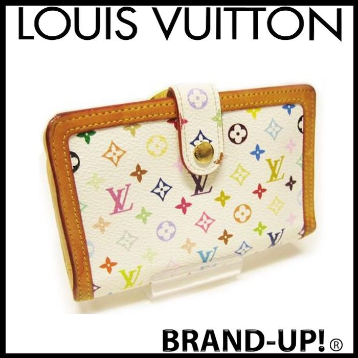 レディース ルイヴィトン 財布 財布 モノグラム ヴィトン がま口 M ヴィエノワ M 二つ折り マルチカラー 中古 Lv0027 ブランドアップ