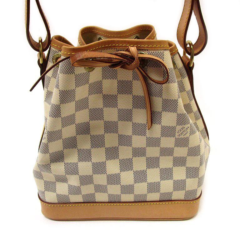 LOUIS VUITTON / ショルダーバッグ/レザー/WHT/モノグラム/N41220 ノエ ルイヴィトン LOUIS VUITTON ダミエ アズール ノエBB N41220