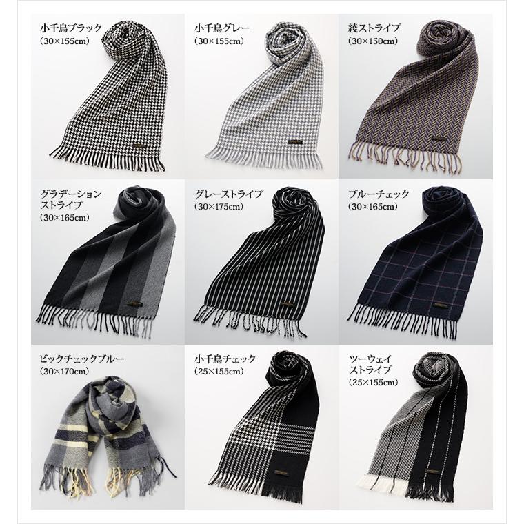 武州織技 スピニングモード ウールマフラー【ビックチェック