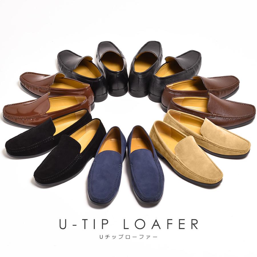 ローファー メンズ カジュアルシューズ 革靴 歩きやすい 履きやすい ビジネス 紳士靴 疲れない 定番 痛くない シンプル おしゃれ スエード フォーマル オフィス | AN by LUCIUS | 08