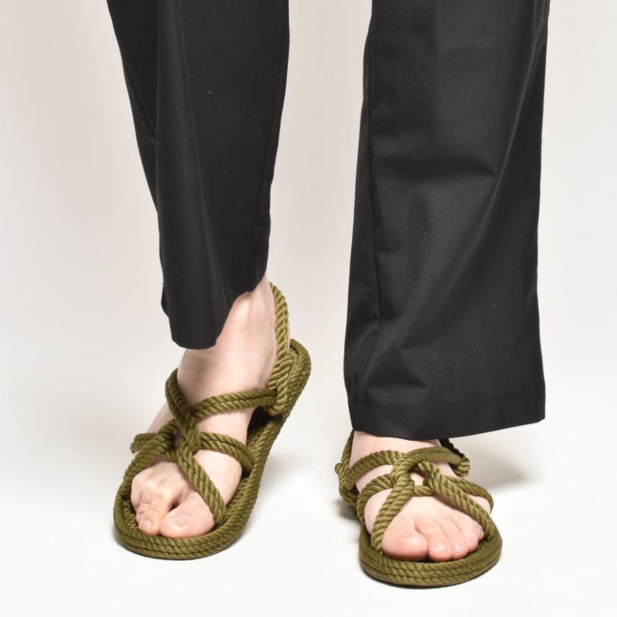 サンダル メンズ ブランド おしゃれ ぺたんこ ロープサンダル ビーチ