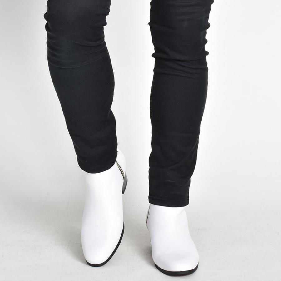 endevice ブーツ メンズ 本革 ブランド 革 ファスナー ショート